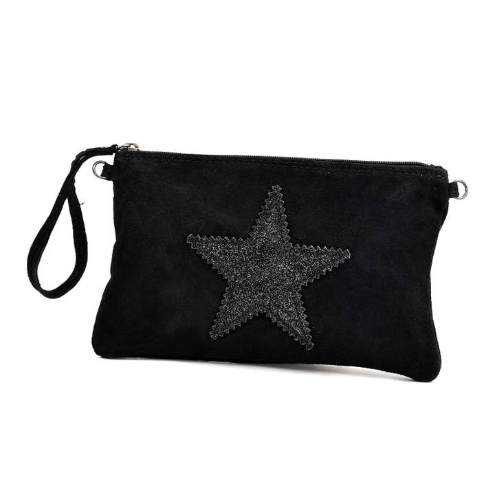 Tempest Designs – wholesale Crossbody bag – Women's – Suede star clutch bag12
