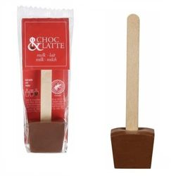 LS GROUP - Wholesale Hot Cocoa Spoon - Display of 24 Choc&Latte - Milk Chocolate for Melting0
