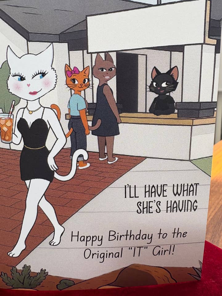 SlinkyCat Happy Birthday "It" girl for wholesale by Partner Appreciation