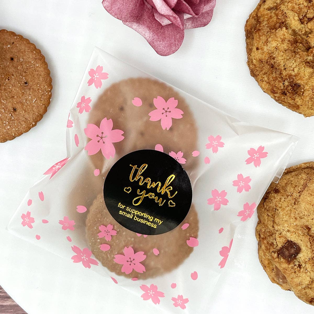 Wrapables.com - Wholesale Food Storage Wrap/Bag - Wrapables Transparent Self-Adhesive 4" x 4" Candy Cookie Bag17