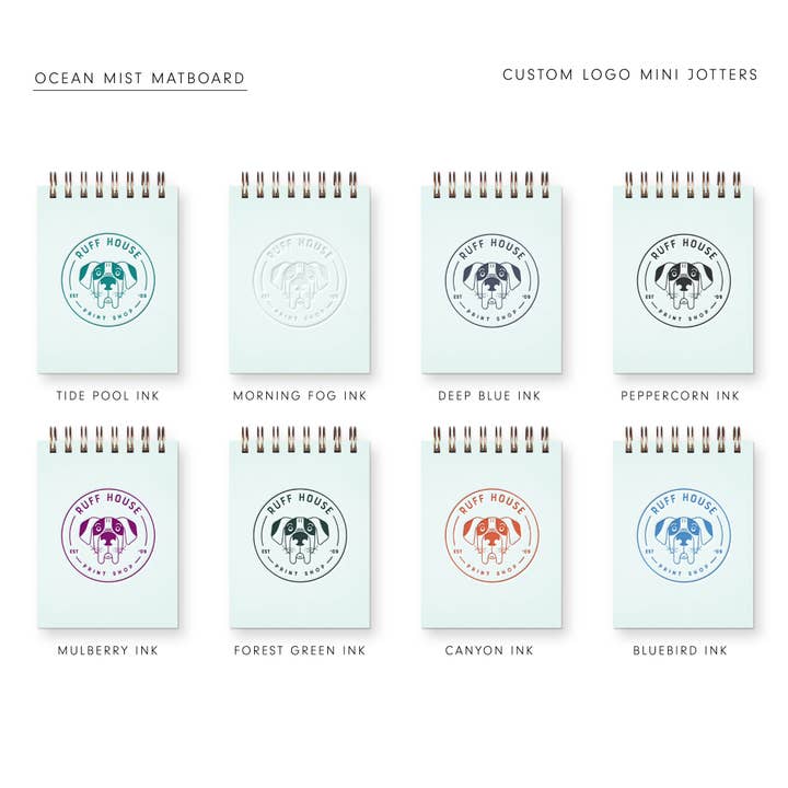 Ruff House Print Shop - Wholesale Notebook - Custom : Logo Mini Jotter Notebook8