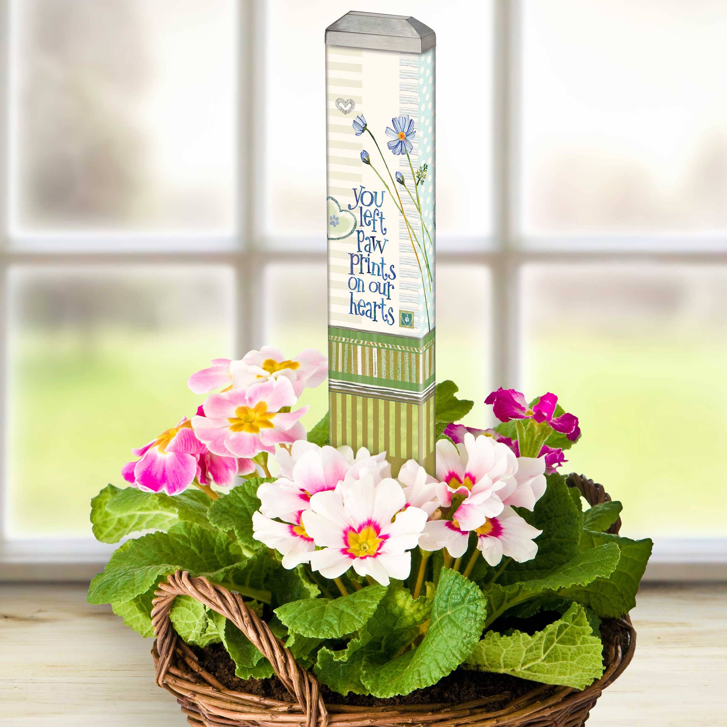 Studio M - Wholesale Outdoor Ornament/Decor - You Left Paw Prints 13" Mini Art Pole3