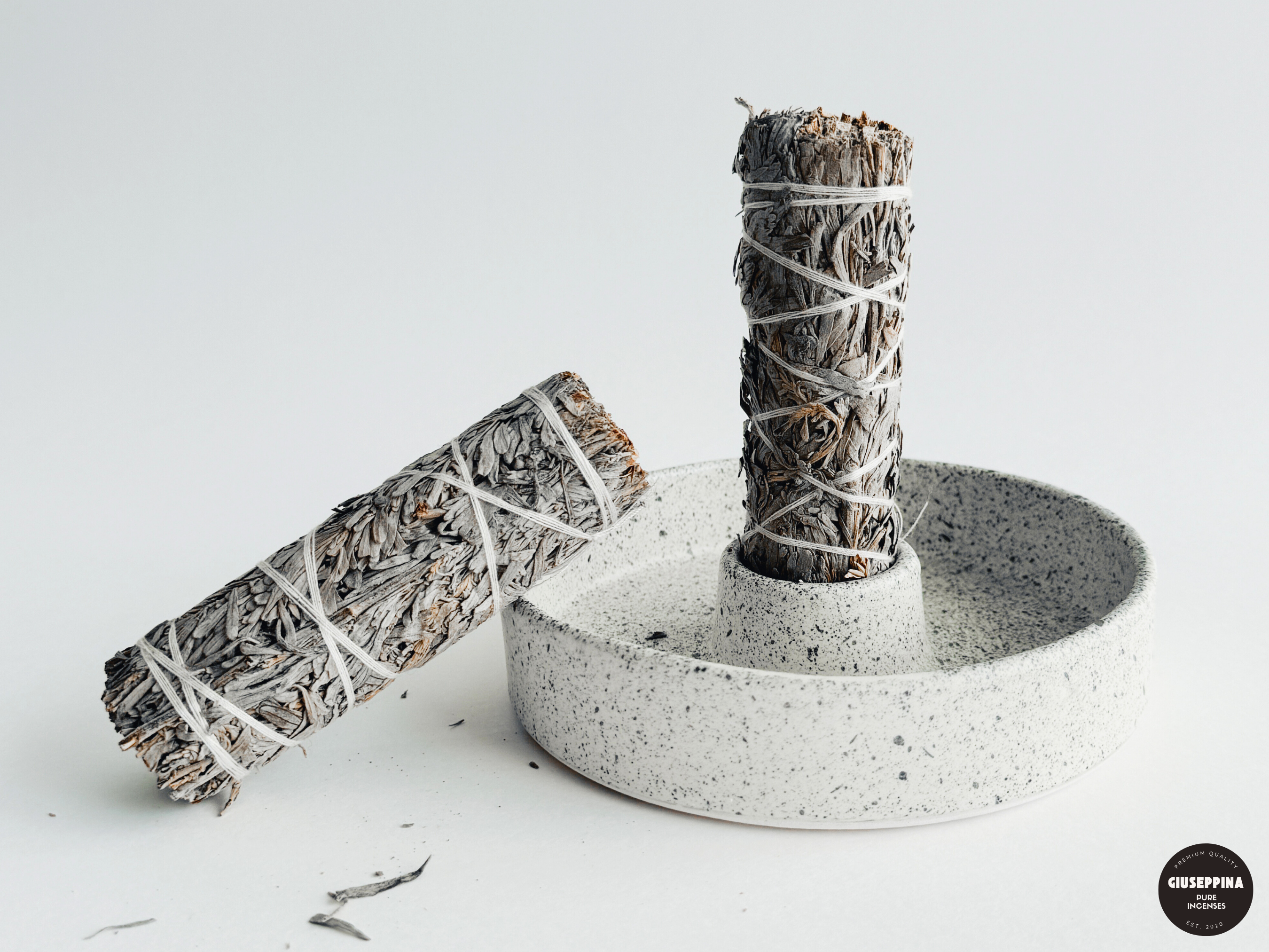 Giuseppina Shop – Pacote de sálvia por atacado – Incenso Natural Bastão de Sálvia Azul para Defumação0