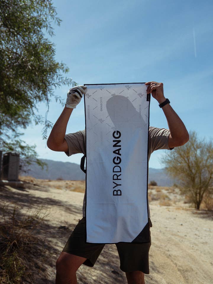 Towel + Club Scrubber - White for wholesale by Byrd Gang