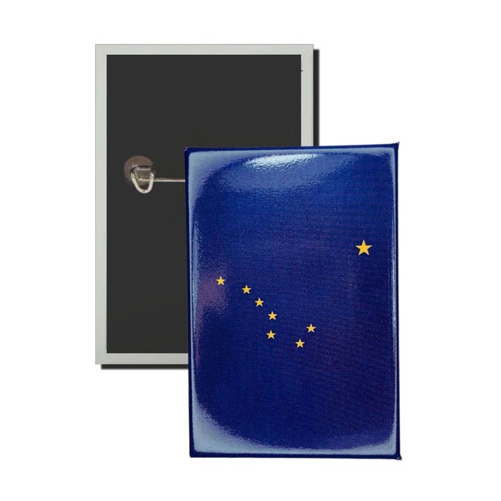 Chapa Vertical - Bandeira Estado Alasca - EUA por atacado de Astur Pins