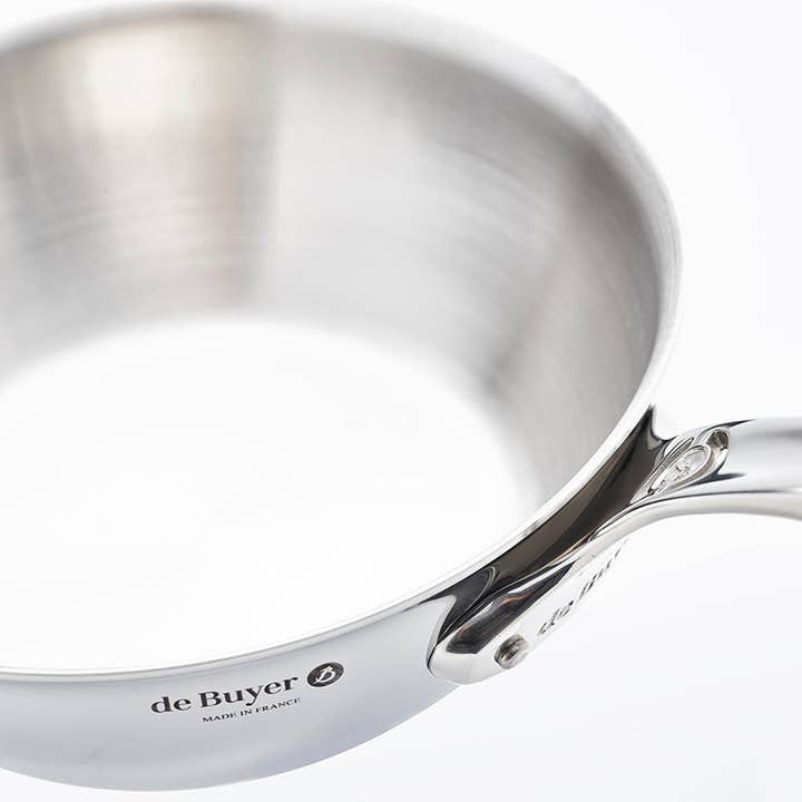 La Brigade de Buyer - Wholesale Pan - AFFINITY 5-ply Stainless Steel Rounded Sauté Pan
