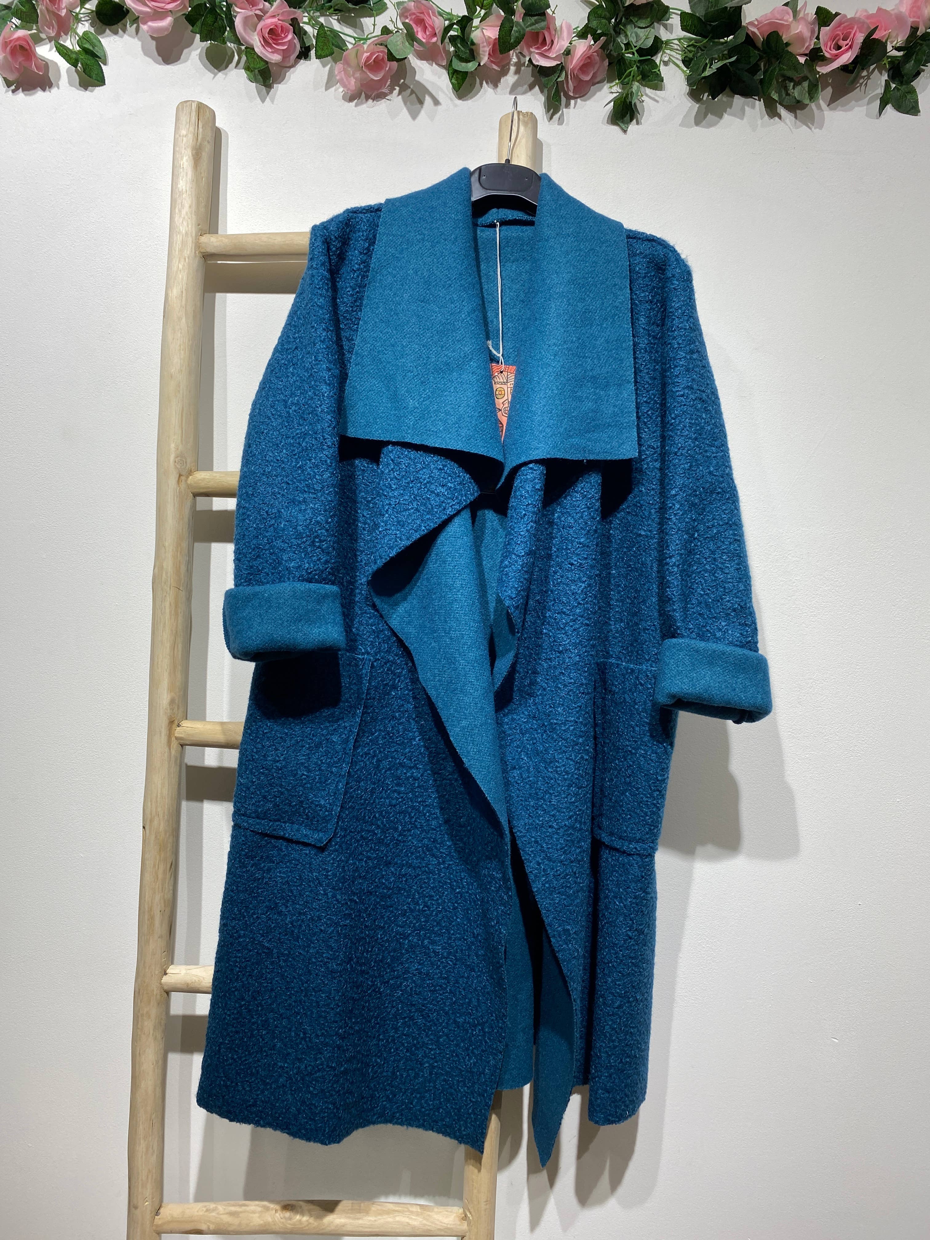 LINEN & COTTON HOUSE - Vente Manteau – femme - VESTE BOUCLETTE MATIERE RESPONSABLE + SIZE  35122 12