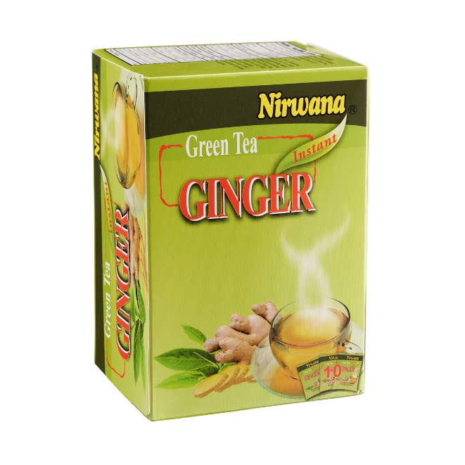 Nirwana Honey Green Ginger Tea - 10 Sachets (Instant Tea) for wholesale by Kings Group Distribution