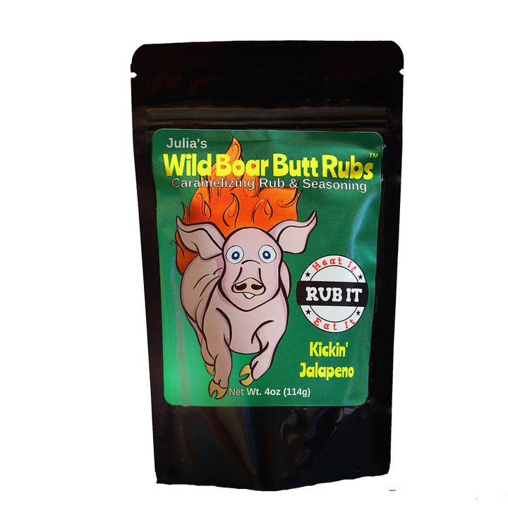 Julia's Southern Foods, LLC – wholesale Rub – Vildsvin Jalapeno Rub, 4 oz