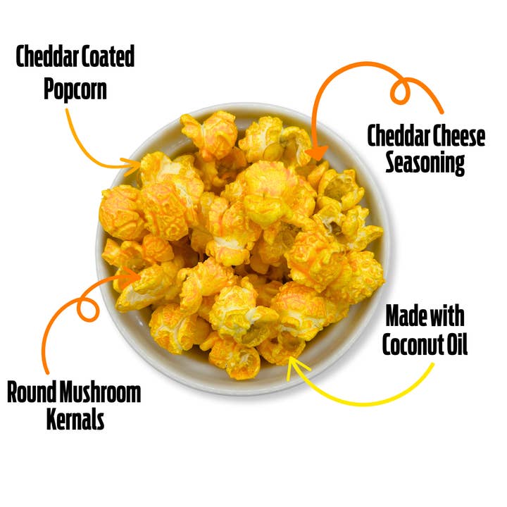 Bigfoot Popcorn - Wholesale Popcorn - Cheddar Gourmet Popcorn2