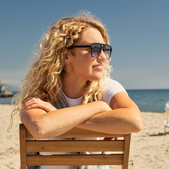 Blue Planet Eco-Eyewear - Wholesale Sunglasses – Unisex - BP19925 - Pedro - Onyx/Tortoise Fade / Grey Polarized Lens 2