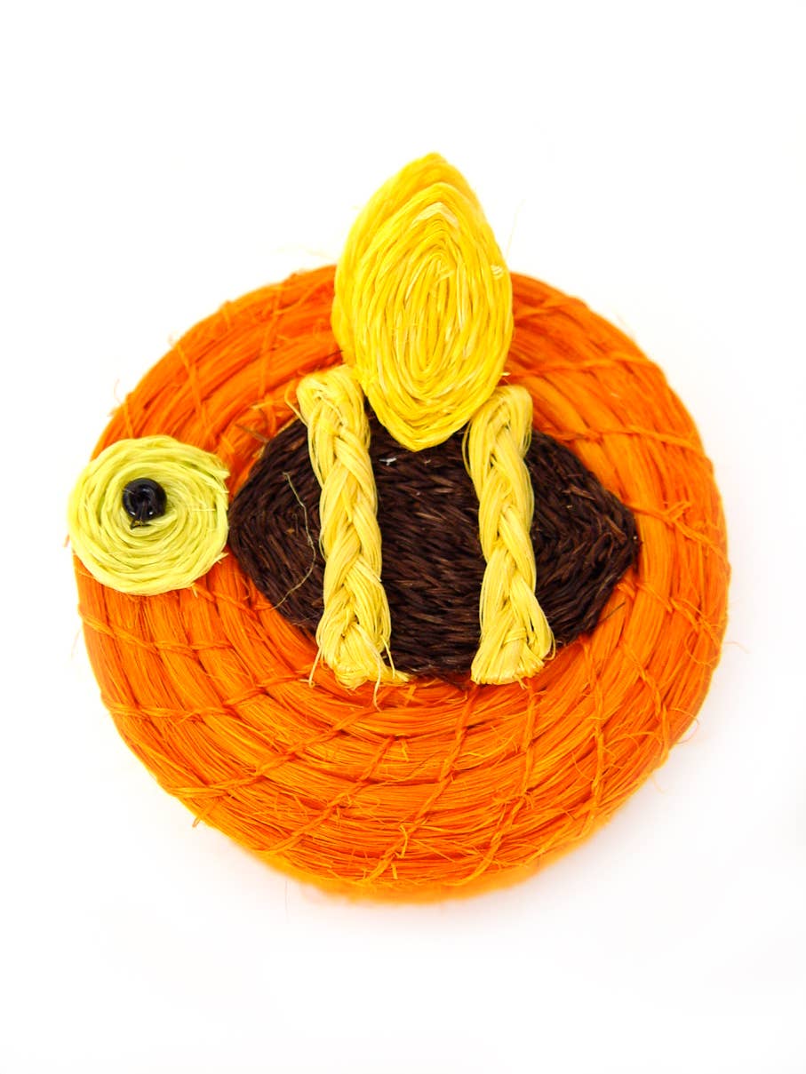 Mbare Home + Gift - Wholesale Decorative Tabletop Object - Honey Bee Lidded Basket0