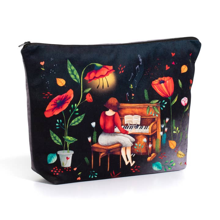 Trousse de voyage Mélodie du coeur pour la vente par L'atelier de Noémi