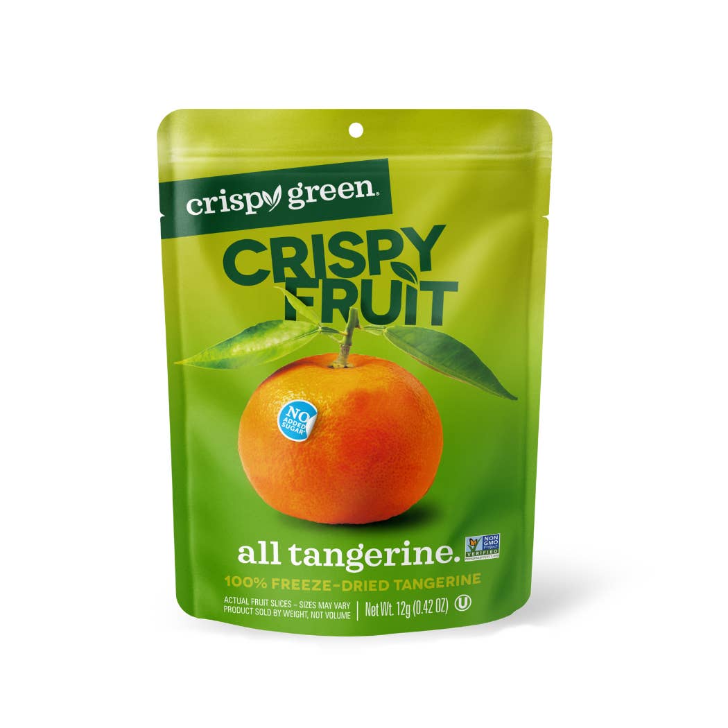 Crispy Green - Wholesale Dried/Dehydrated Fruit - Freeze Dried Tangerine 12g, Single