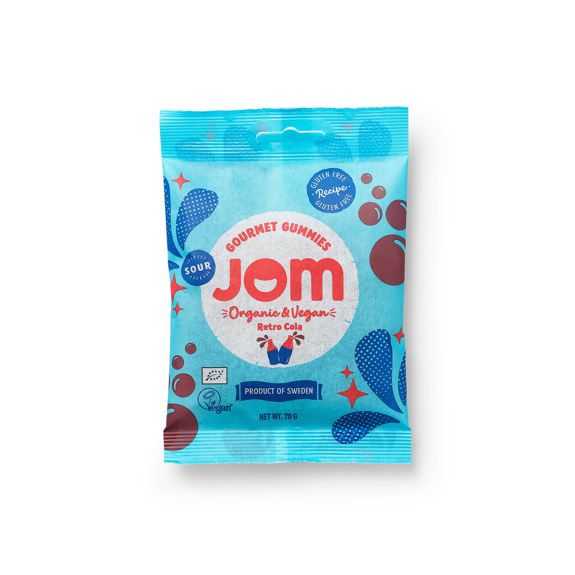 JOM - Vendita all'ingrosso Caramelle gommose - Caramelle gommose biologiche e vegane alla cola acidula in stile retro svedese6