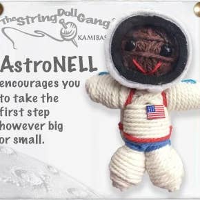 Porte-clés Astronell Brown String Doll pour poupée pour la vente par Kamibashi