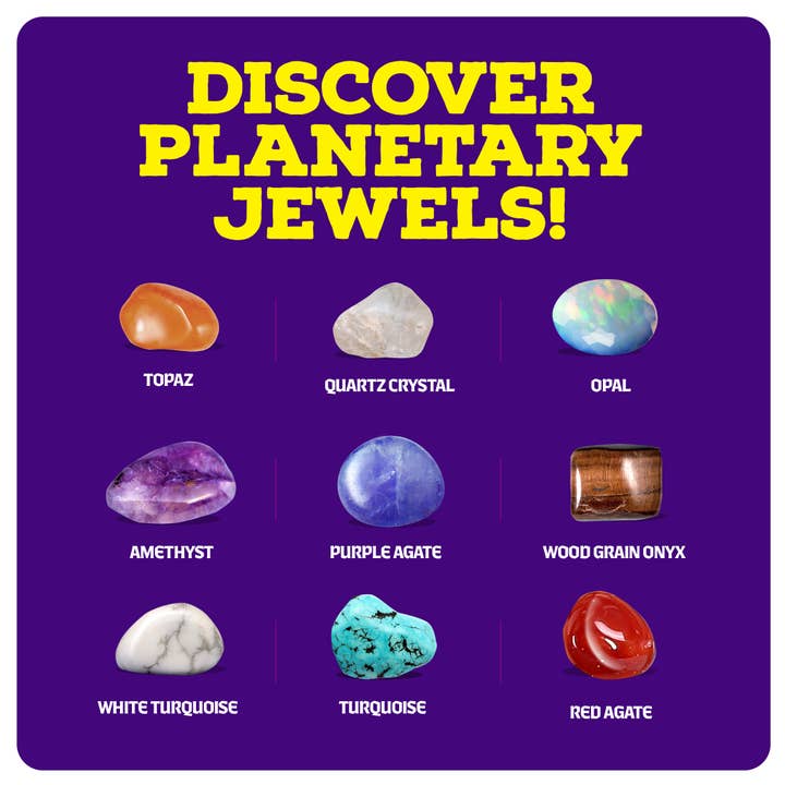 Dan&Darci - Wholesale DIY Craft Kit - Kids - Galaxy Gem Dig Kit for Kids - Gemstones Digging Science Kit