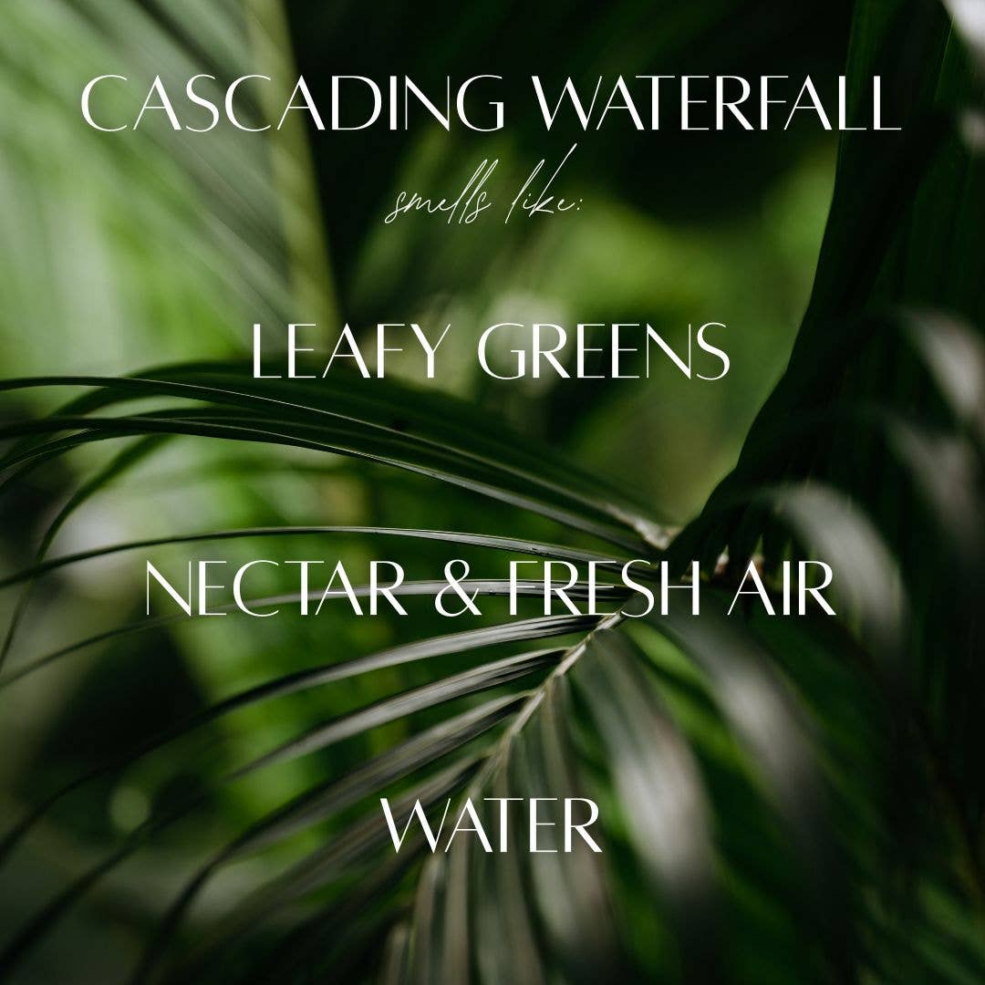 Cedar Mountain Candle - Wholesale Jar/Filled Candle - Cascading Waterfall Candle - 9 oz Whiskey Glass Candle1