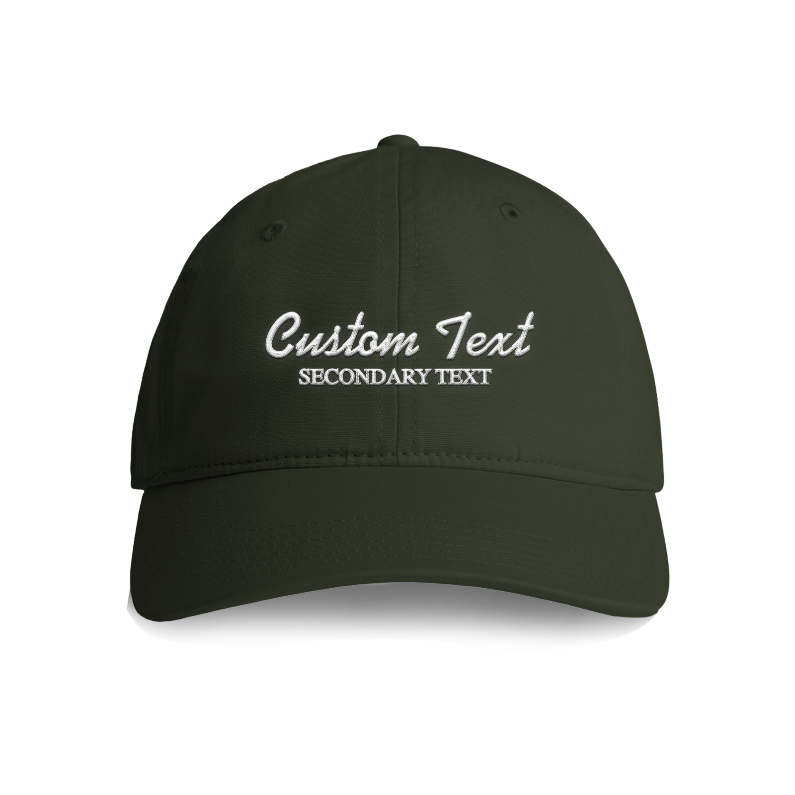 Island View Outfitters - Wholesale Baseball Cap - Unisex - *CUSTOM* Script Dad Cap2