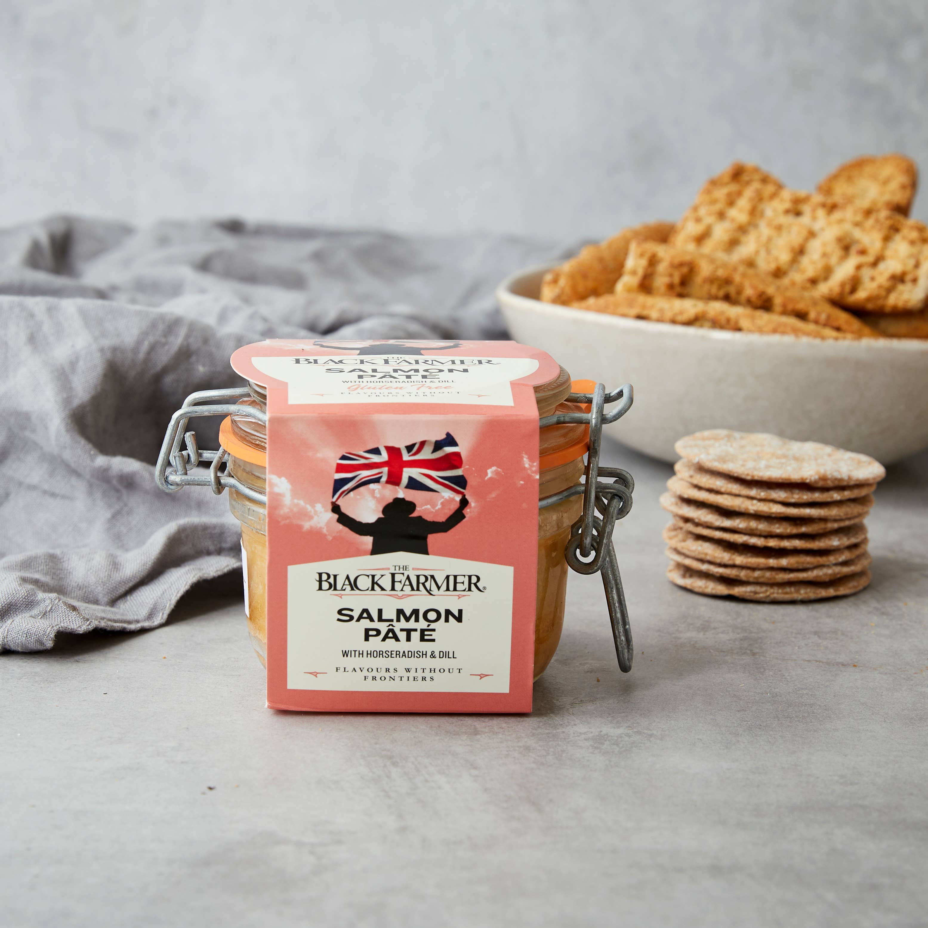 The Black Farmer – wholesale Sauce – Salmon Pate with horseradish and dill Pate 110g1