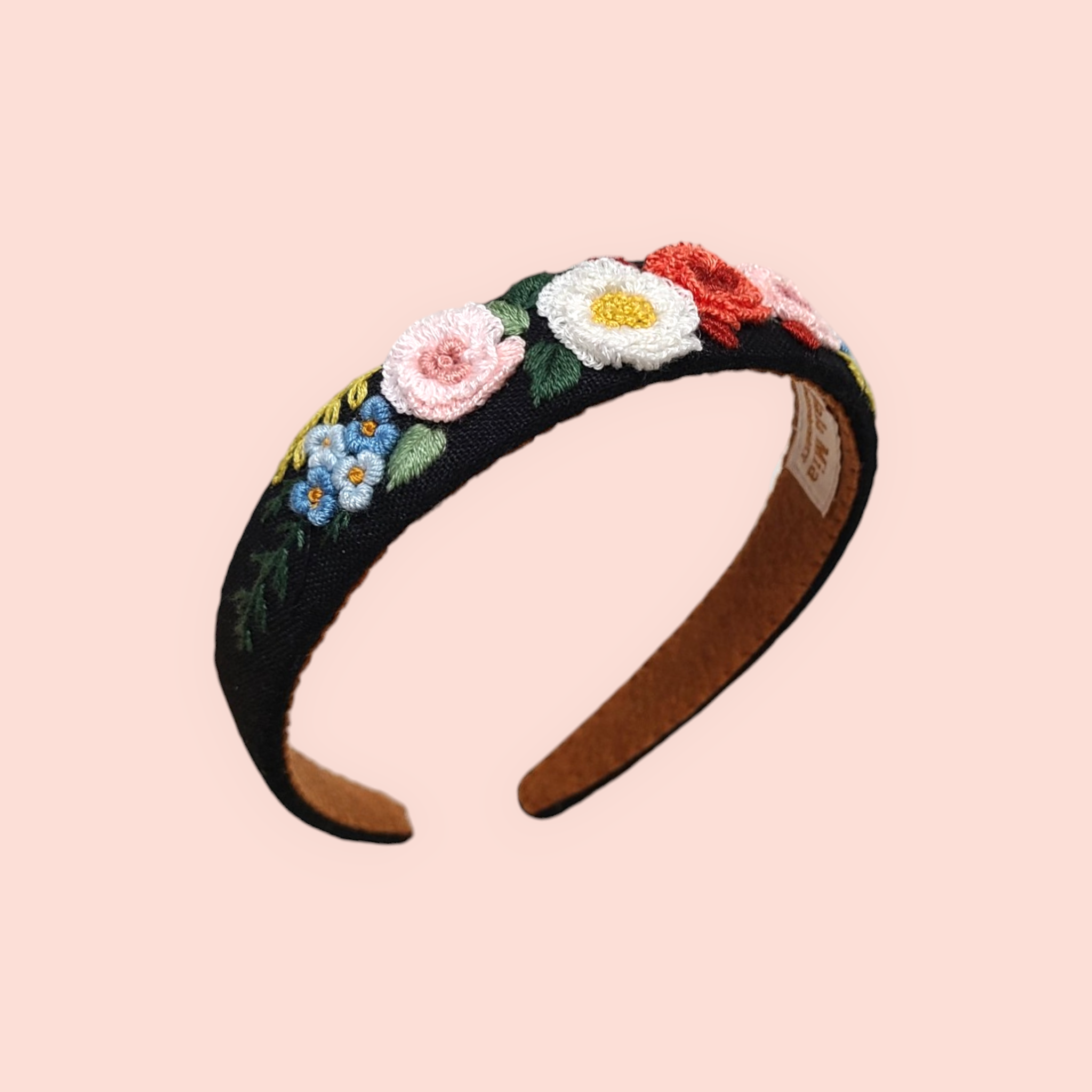 Olala Mia - Wholesale Fashion Headband - Women's - 3D Floral hand-embroidered headband0
