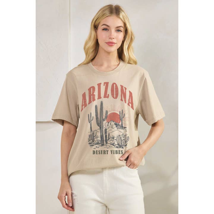 BLUME & CO. - Wholesale T-Shirt (Graphic) - Women's - ARIZONA DESERT VIBES Graphic Tee