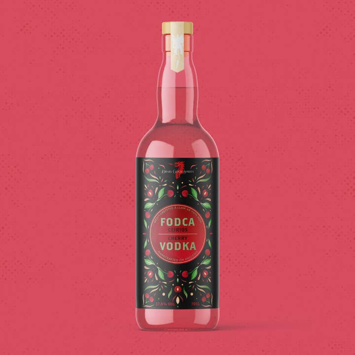 Draig Cherry Vodka - Fodca Ceirios Draig Goch for wholesale by Llanfairpwll Distillery
