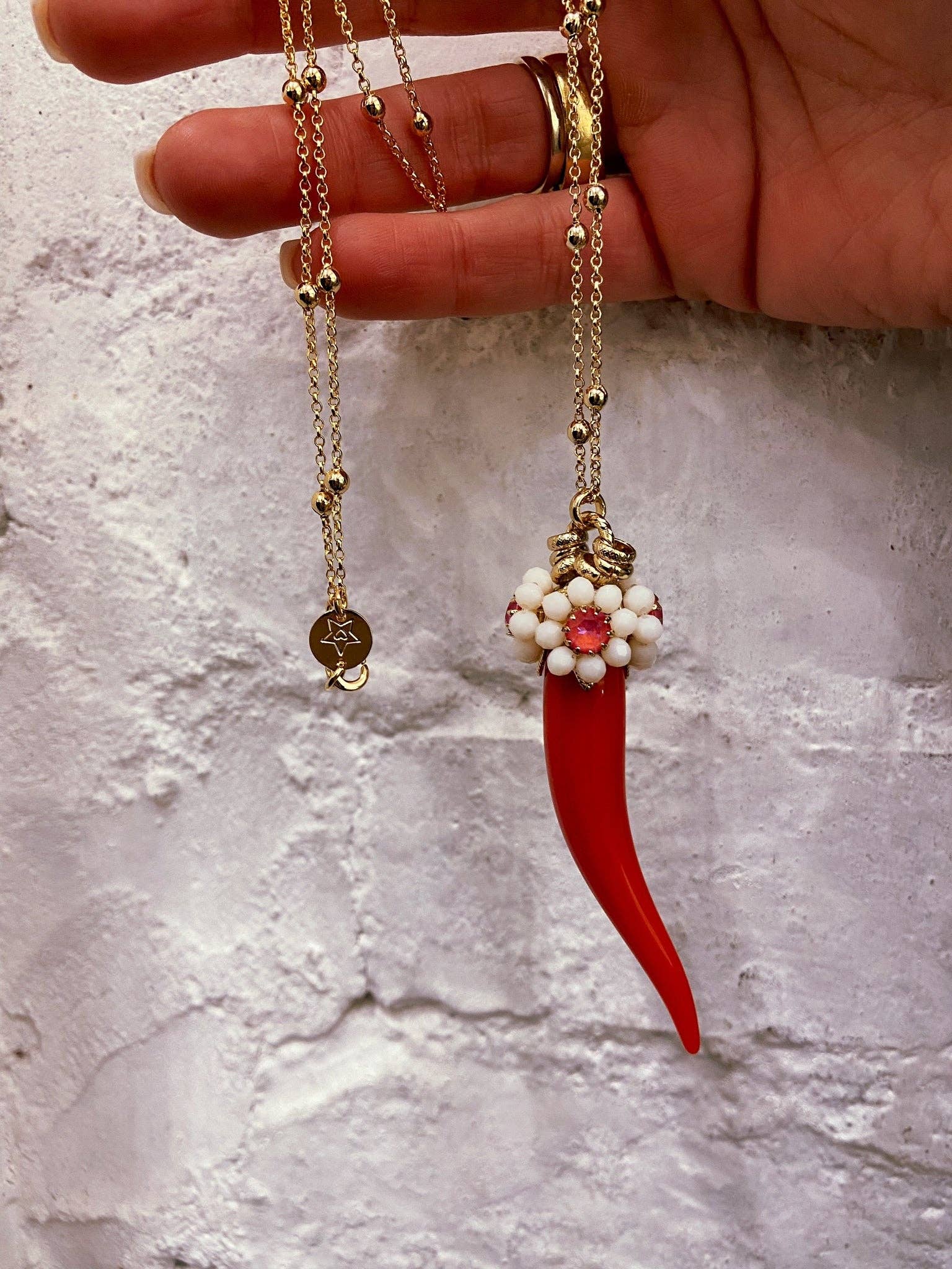 DITTA Alessandra Avallone - Wholesale Pendant/Charm Necklace - Horn necklace5