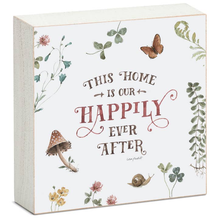 "This Home" Solid Wood Block Sign 3.75" for wholesale by Conimar Promotions