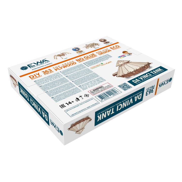 ARTVENTURE - Wholesale DIY Craft Kit - Da Vinci Tank Construction Kit2