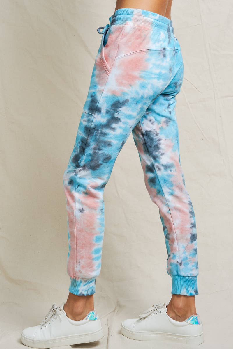 lalamia - Venta al por mayor Pantalones de chándal/cómodos - Mujer - MPT25291GD-BLUECOMBO6