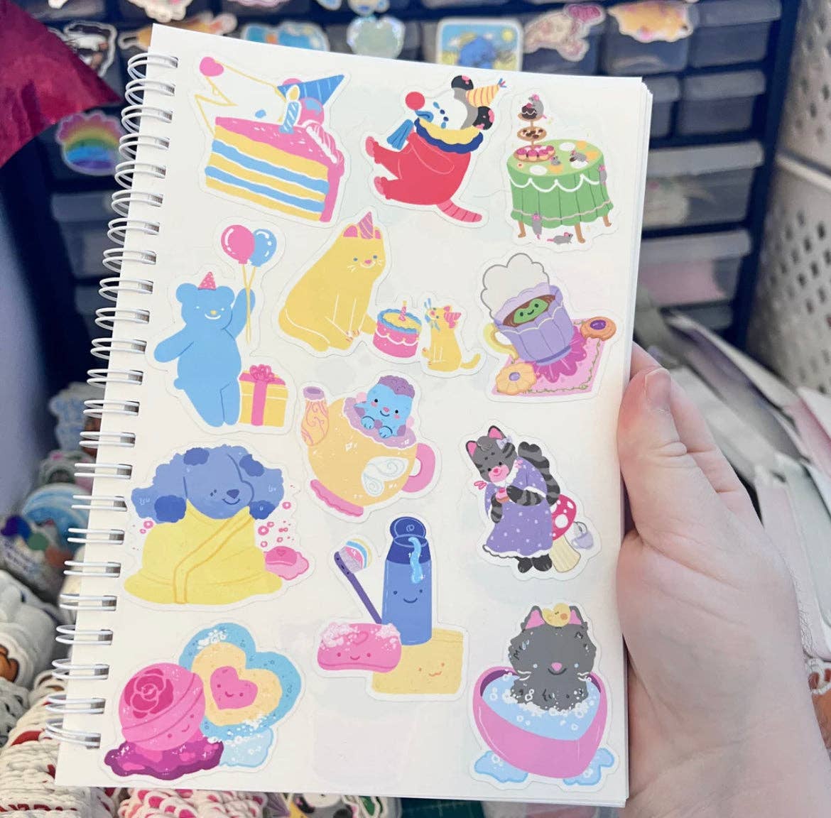 Woolblossom - Wholesale Sticker - Sticker Ranch Sprout ~ Reusable Sticker Book4