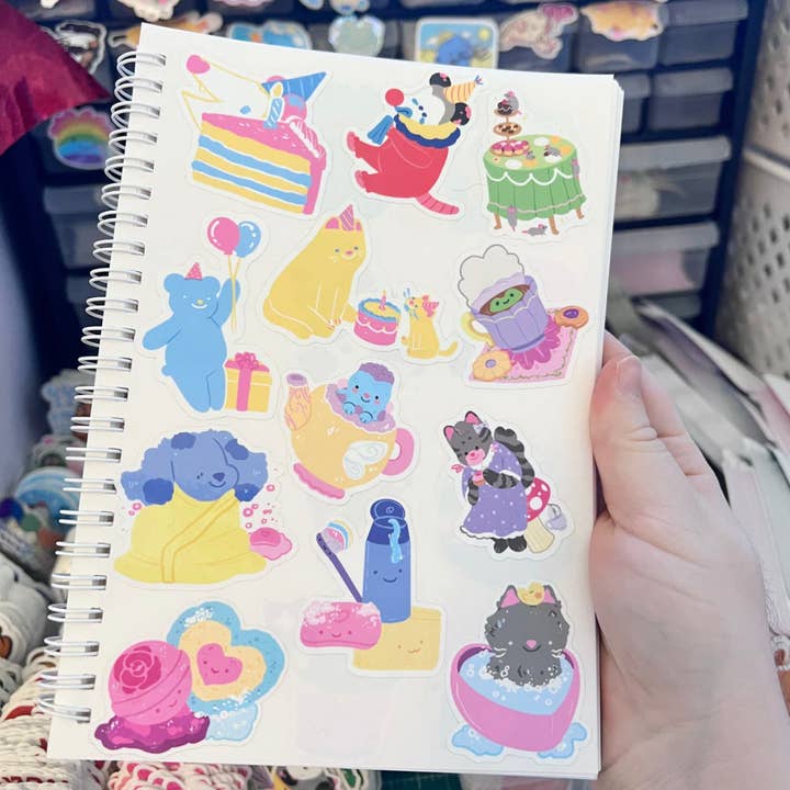 Woolblossom - Wholesale Sticker - Sticker Ranch Sprout ~ Reusable Sticker Book4