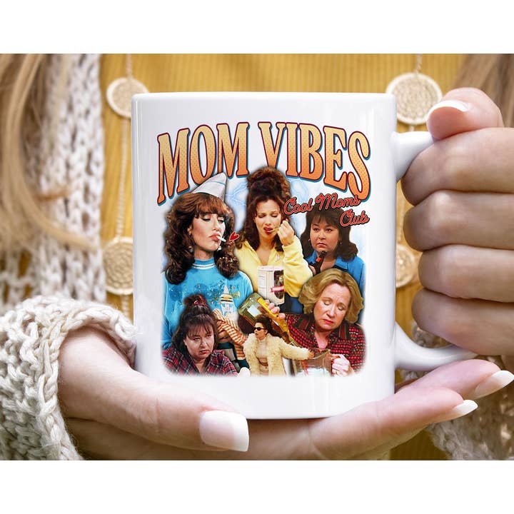 Mom Vibes Peg Rosanne - Funny Gift For Mom Coffee Mug   for wholesale by House Of Rodan