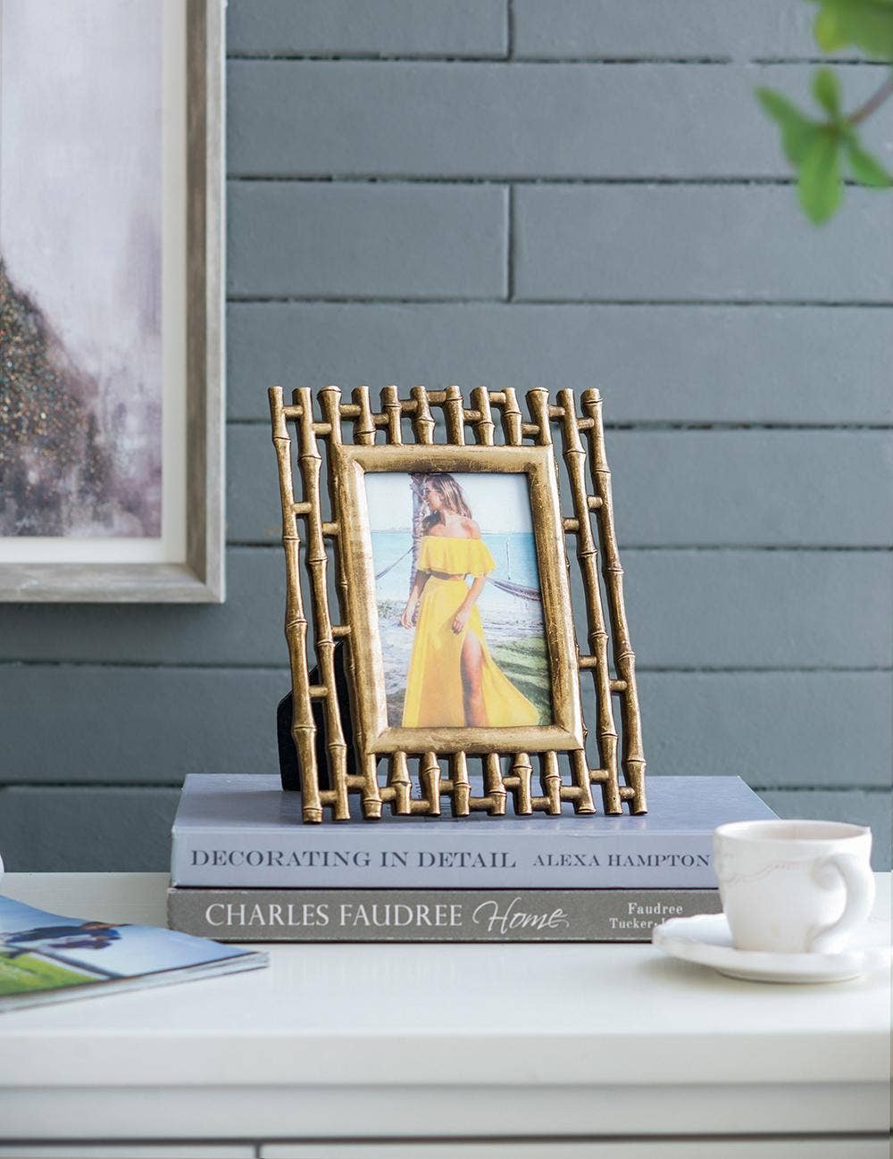 A&B Home Group Inc. - Wholesale Picture Frame - 7.5x9.5" Gold Photo Frame, 4x6" Opening - Gold0