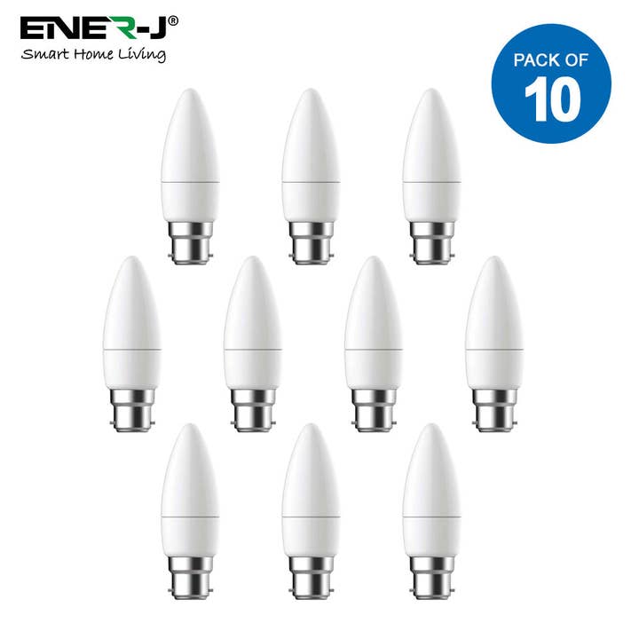 ENER-J – wholesale Light bulb/puck – 10pcs LED Bulb 4W LED Candle Lamp B22 3000K3