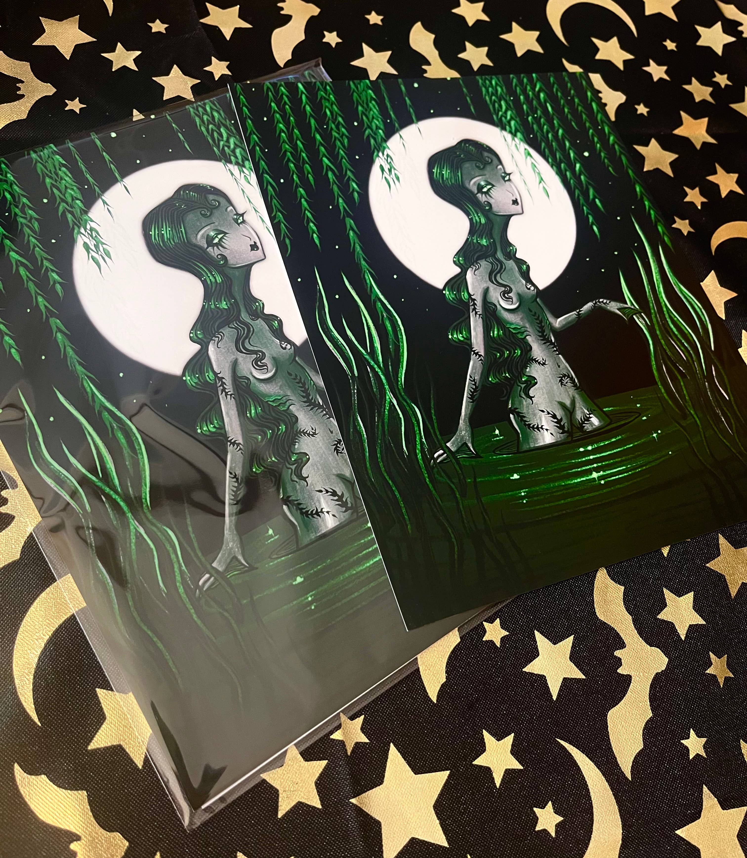 Stefani Rabideaux - Vente Affiche d'art - Impression d'art effrayante de créature des marais1