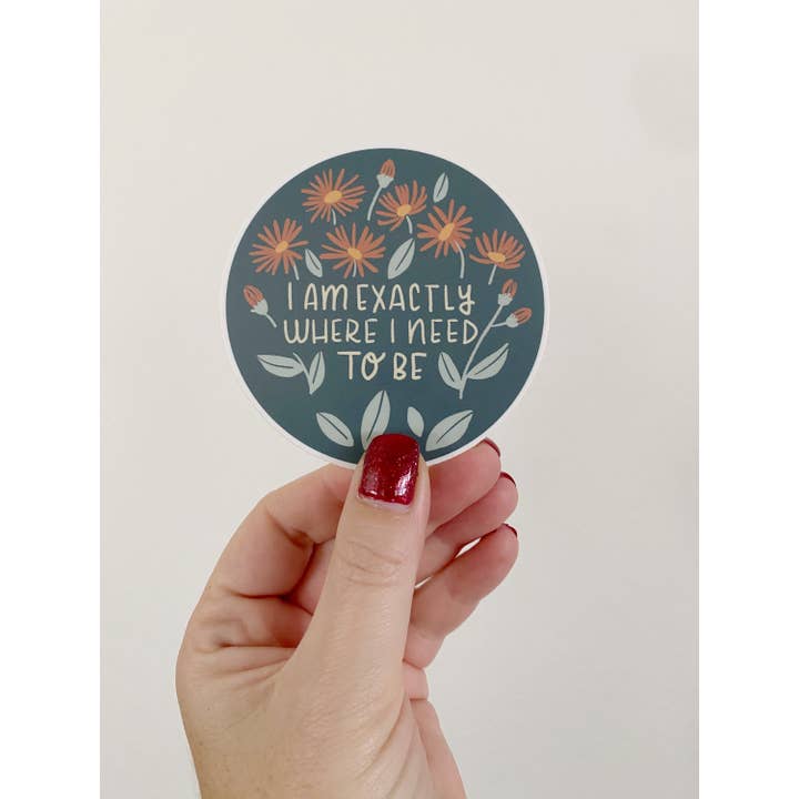 Bee Sweet Studio – wholesale Sticker – Positive & Motivational Floral Quote Stickers for Bottles1