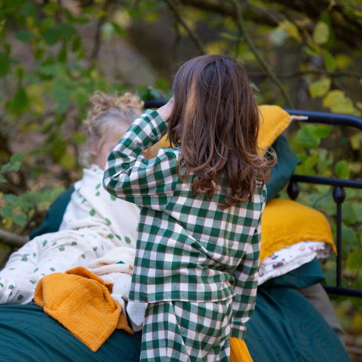 Fern Green Check Classic Pyjamas (Unavailable in US & CA) for wholesale on Faire