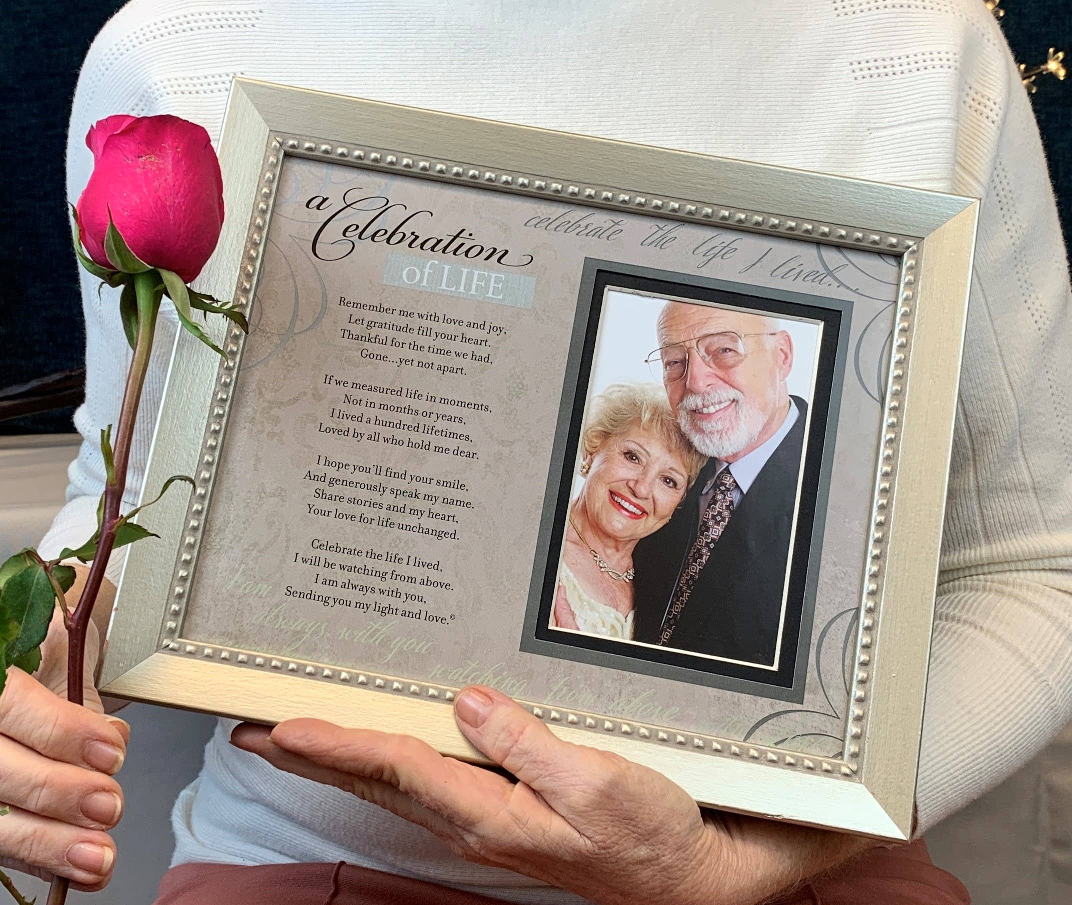 The Grandparent Gift Co. Inc. - Wholesale Picture Frame - Celebration Of Life Memorial Photo Frame 8x10 63004