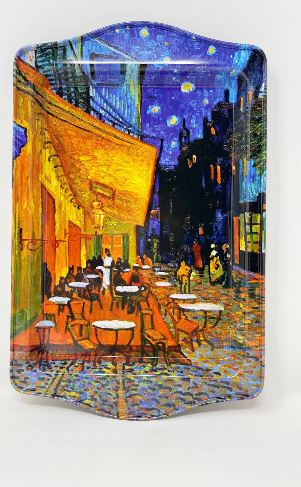 Nai Gifts - Wholesale Decorative Tray - Van Gogh Stary Night Metal Tray,Vanity Tray0