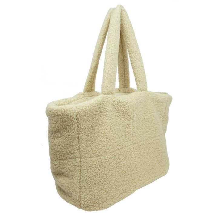 Anais - Wholesale Tote Bag - Women's - Tote bag in faux fur S02344