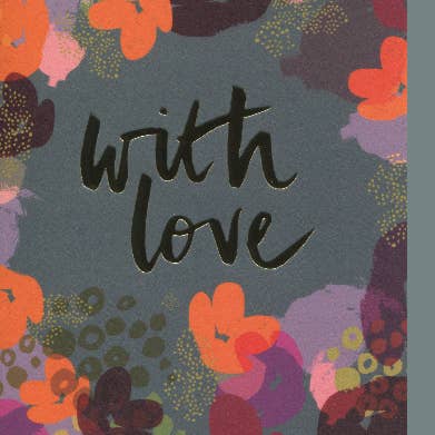 Big Wheel Press – wholesale Love card – Winter Floral