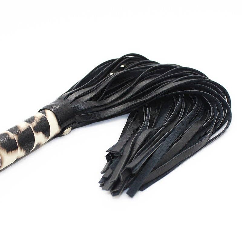 VIGOR - Vendita all'ingrosso Sex toy - Sculacciata Bondage Whip Cheetah & Zebra Pattern7