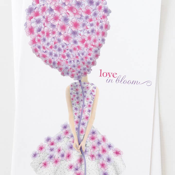 Love in Bloom Bridal Shower Greeting Card C_1624 for wholesale by Ann Scott Design