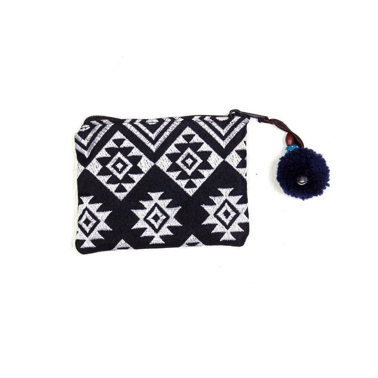 Lumily - Wholesale Coin Purse - Women's - Embroidered Pompom Artisanal Coin Purse - Thailand1