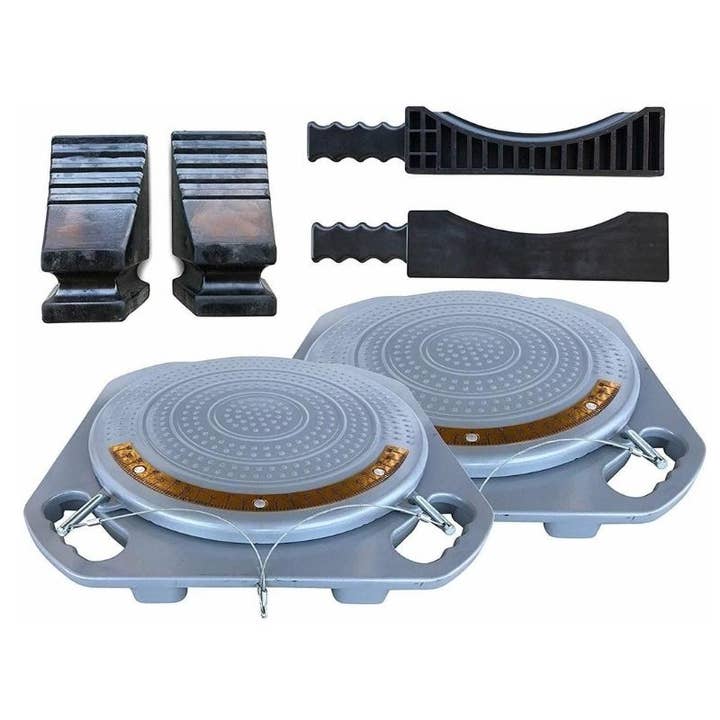 Pair Wheel Alignment Turntable Turn Plates 10,000 Pounds Cap for wholesale by PMD Products