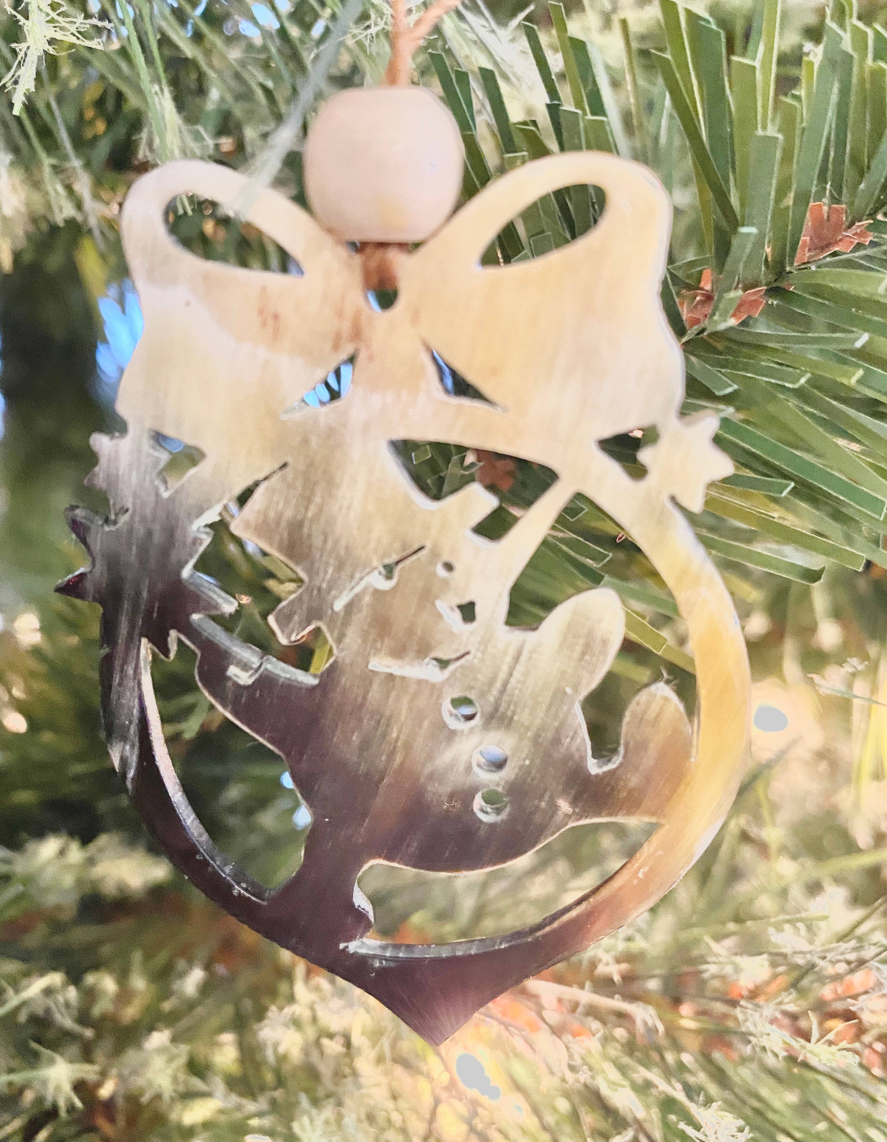 Blossom Inspirations - Wholesale Ornament - Snowman Horn Ornament2