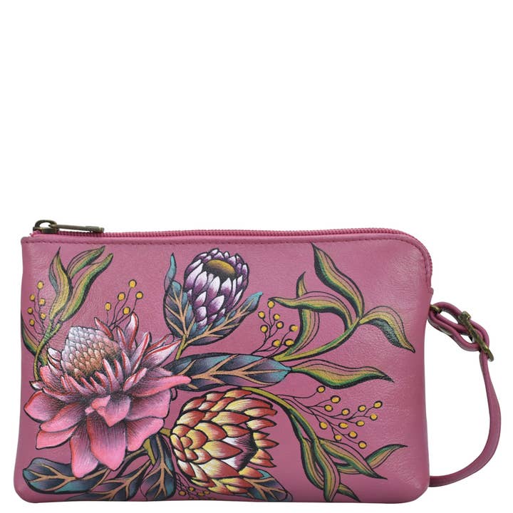 Schmale Umhängetasche - 7492 für den Großhandel von Anuschka Europe