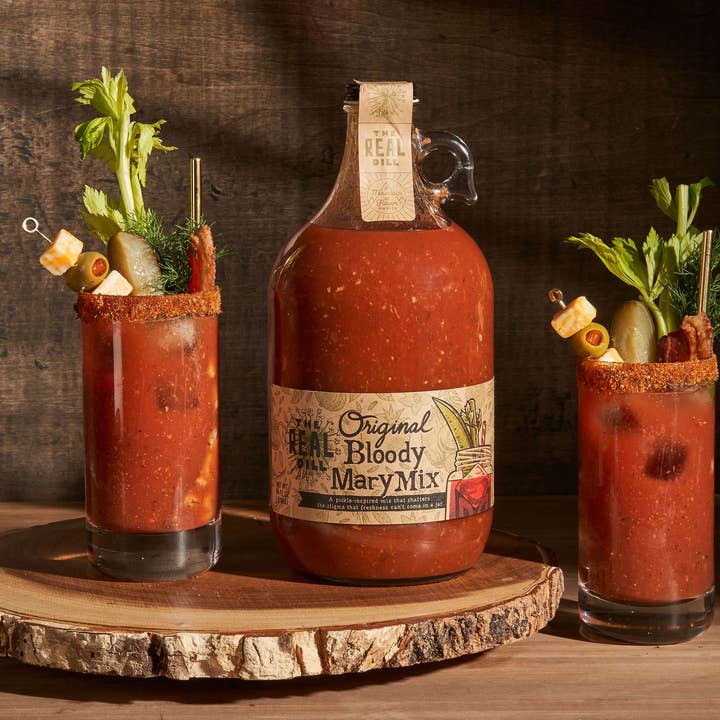 The Real Dill - Wholesale Cocktail Mix/Syrup - Original Bloody Mary Mix, 64 oz